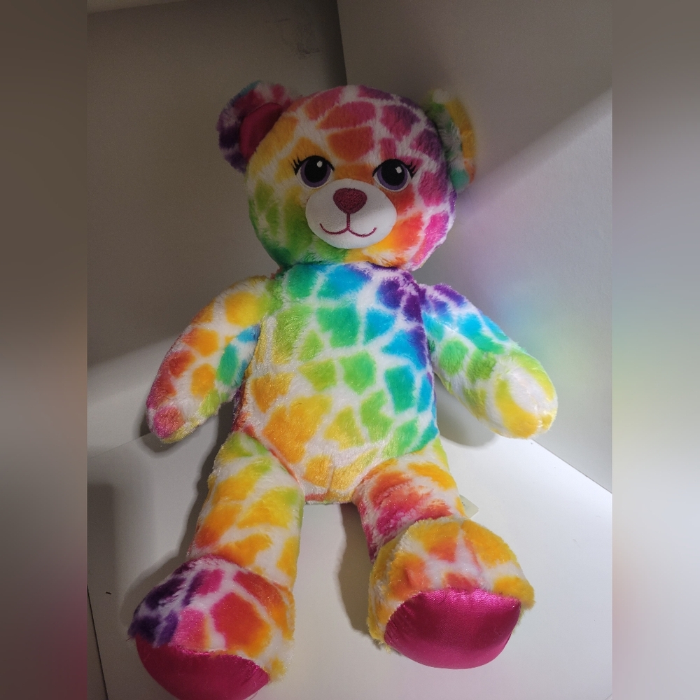 Lisa frank inspired  build a bear bab